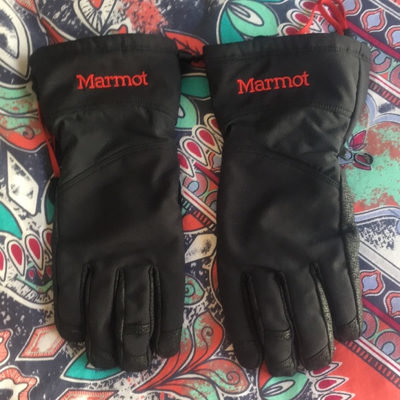 marmot connect on piste gloves